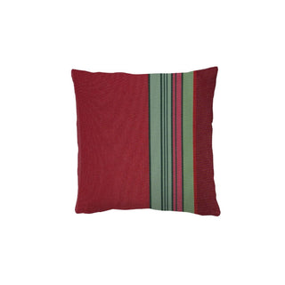Coussin VALERIE 40x40 cm D  TOULOUGES Rouge/Rose Choc