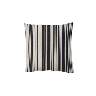 Coussins VALERIE 40x40 cm  TOM BLACK Noir/Ecru