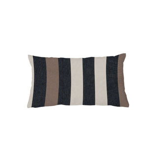 Coussin VALERIE 30x50 cm F  BOULEVARD RASPAIL Noir/Ecru/Taupe