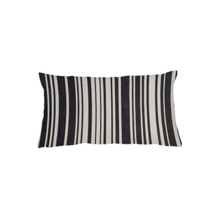Coussin VALERIE 30x50 cm G  TOM BLACK Noir/Ecru