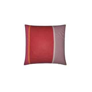 Coussin ELISE 40x40 cm D  ZINNIA SUNBRELLA Rouge/Blanc