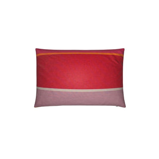 Coussin ELISE 40x60 cm  D  ZINNIA SUNBRELLA Rouge/Blanc