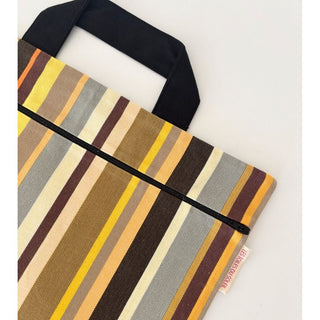 Pochette VIVIENNE  SOUS BOIS Jaune Anse UNI Noir