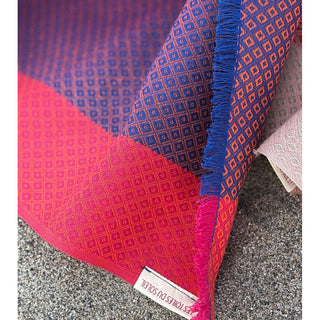 Toile de plage 135x90 cm  Rose Tyrien/Rouge/Roy