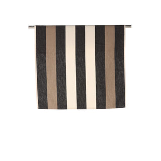 Lot de 3 Torchons 50x70 cm  BOULEVARD RASPAIL Noir/Ecru/Taupe