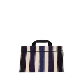 Pochette VIVIENNE  PETIT SELLIER Ecru/Marine Anse UNI Noir