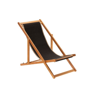 Chilienne Clara Uni Noir Bord Beige