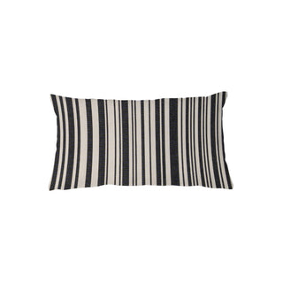 Coussin VALERIE 30x50 cm E  TOM BLACK Noir/Ecru