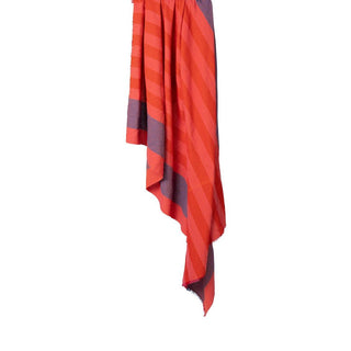 Toile de plage 135x90 cm  Rose Tyrien/Rouge/Roy
