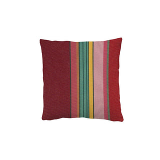 Coussin VALERIE 40x40 cm C  TOULOUGES Rouge/Rose Choc