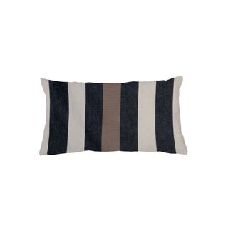 Coussin VALERIE 30x50 cm E  BOULEVARD RASPAIL Noir/Ecru/Taupe