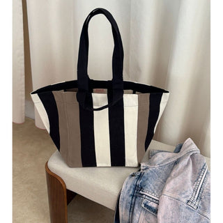 SAC ANITA CARTHAGE TAUPE ANSE NOIR