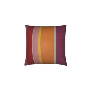 Coussin ELISE ZINNIA Rouge/Blanc A